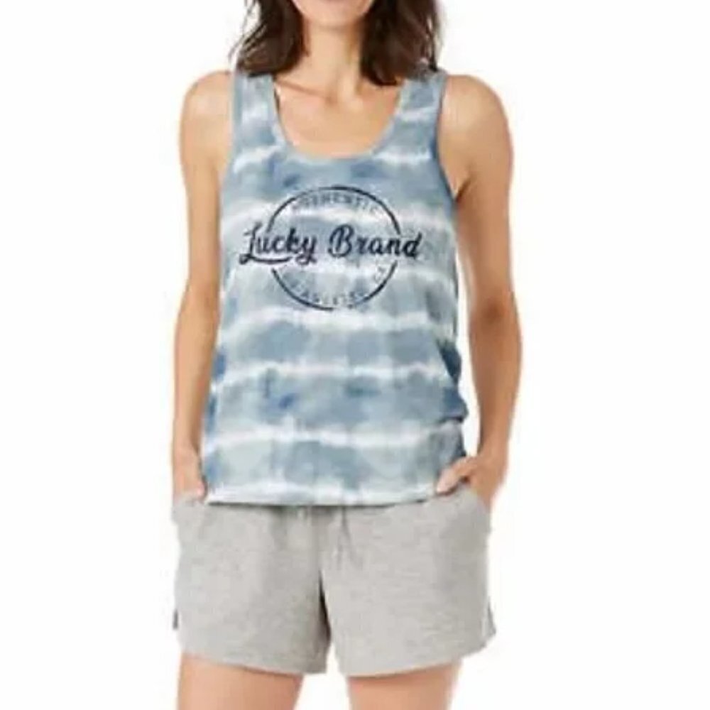 NWT - Lucky Brand Gray Ladies' 3-piece Short Sleep Set - Size XXL